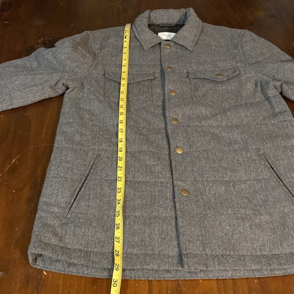 BILLY REID THEO GRAY WOOL INSULATED SHIRT JACKET - Picture 8 of 13